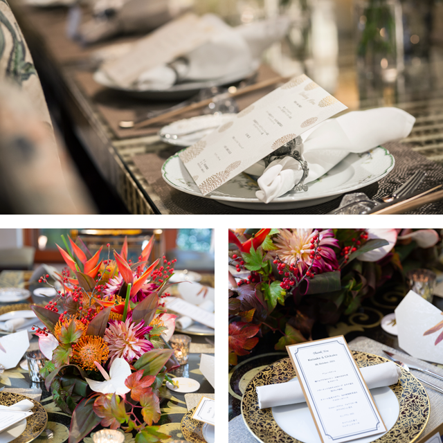 本願寺伝道院ウェディング食事プラン